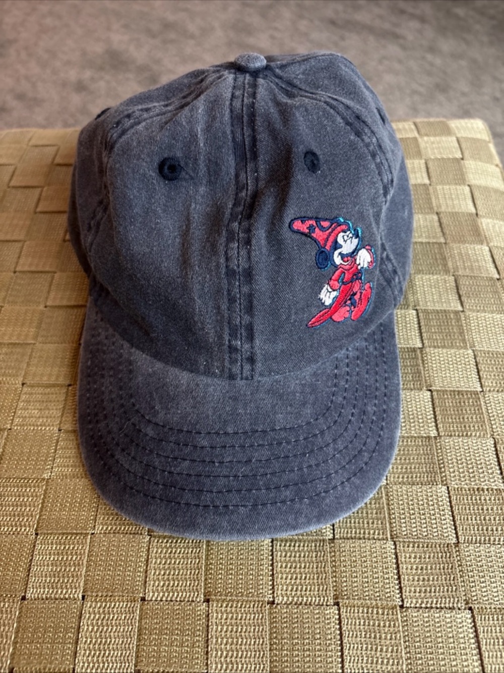 Disney D23 2025 Gold Member Exclusive Sorcerer Mickey Baseball Cap Hat